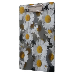Carpeta De Pinza White Daisies