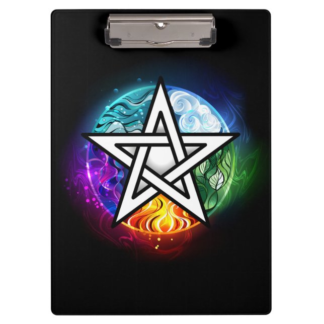 Carpeta De Pinza Wiccan pentagram (Anverso)