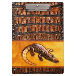 Carpeta De Pinza WILD NATURE - Colección de diseño CROCODILE-DILE-D