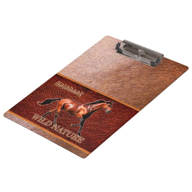 Carpeta De Pinza WILD NATURE - colección de diseño HORSE (Angular)