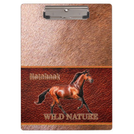 Carpeta De Pinza WILD NATURE - colección de diseño HORSE