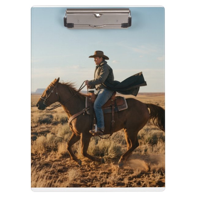 Carpeta De Pinza Wild West Planner (Anverso)