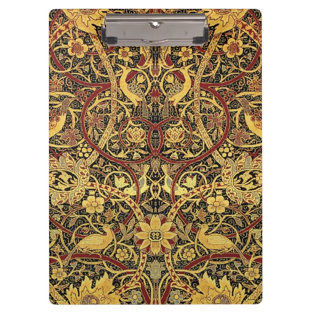 Carpeta De Pinza William Morris Bullerswood Faux Tapestry (Anverso)