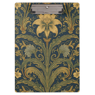 Carpeta De Pinza William Morris Golden Lily Vintage Pre-Rafaelita