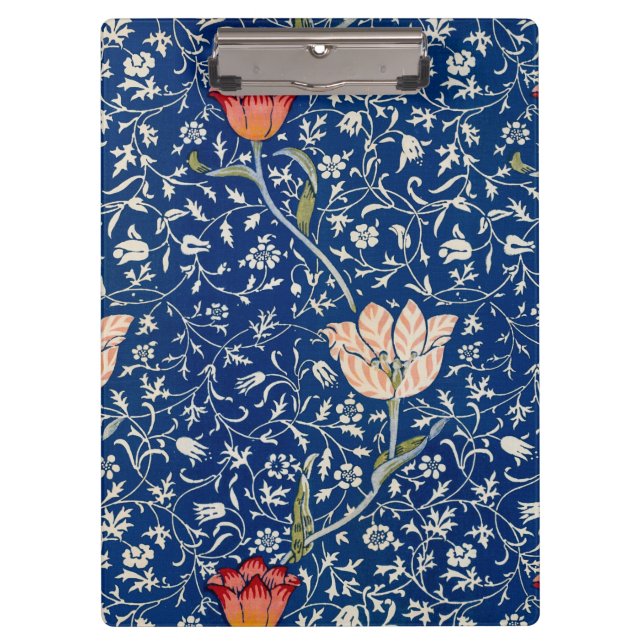 Carpeta De Pinza William Morris Medway Blue Floral (Anverso)