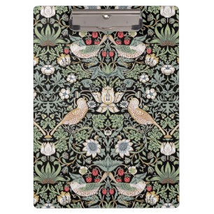 Carpeta De Pinza William Morris Strawberry Thief I Aves Negras
