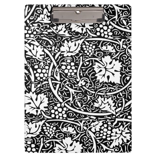 Carpeta De Pinza William Morris Vino blanco negro de uva (Anverso)