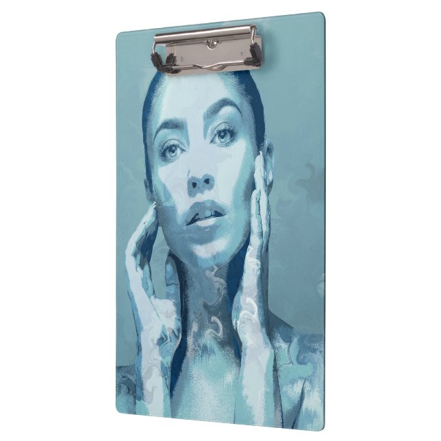 Carpeta De Pinza "Woman in Blue" (Izquierda)