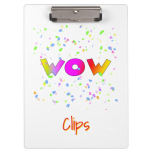 Carpeta De Pinza WOW Clips White