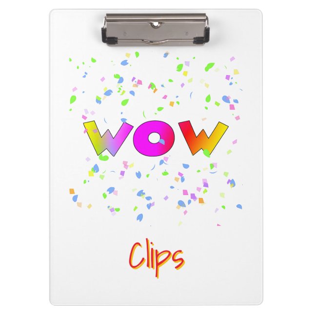 Carpeta De Pinza WOW Clips White (Anverso)