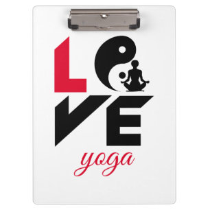 Carpeta De Pinza Yoga de amor