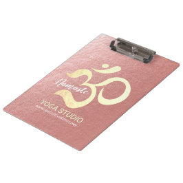 Carpeta De Pinza Yoga Studio Meditation Instructor Life Coach OM