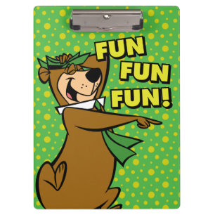 Carpeta De Pinza Yogi Bear Fun Fun Fun