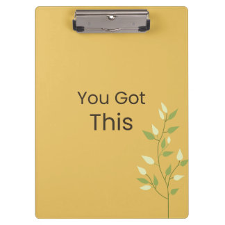 Carpeta De Pinza You Got This Motivational Clipboard