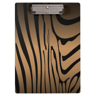 Carpeta De Pinza Zebra Brown
