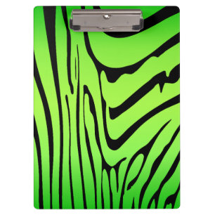 Carpeta De Pinza Zebra Green