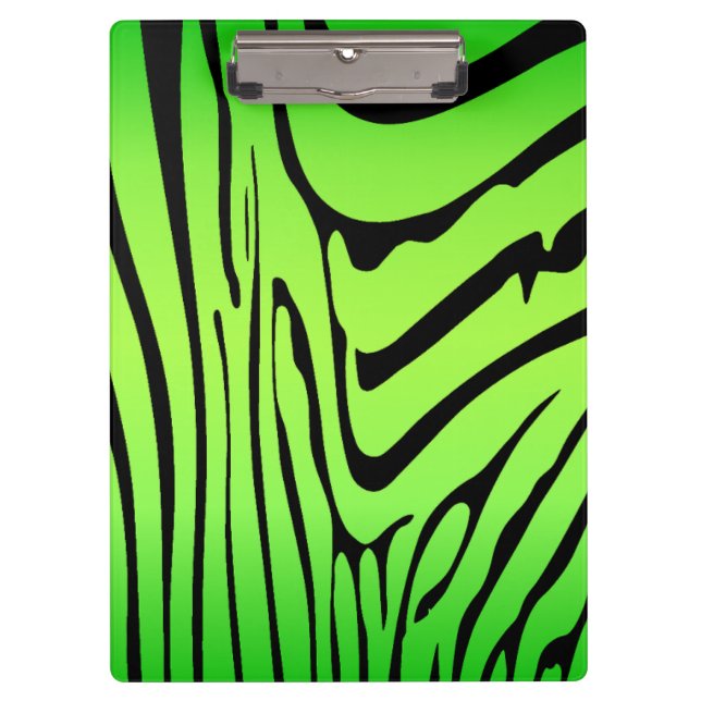 Carpeta De Pinza Zebra Green (Anverso)