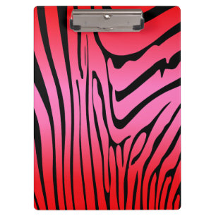 Carpeta De Pinza Zebra Rojo