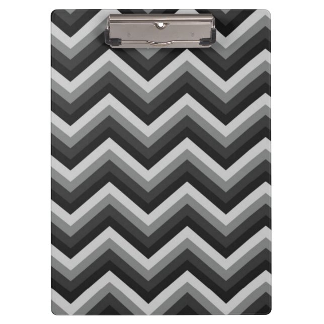 Carpeta De Pinza Zigzag retro Chevron del modelo (Anverso)