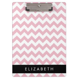 Carpeta De Pinza Zigzag Rosado, Chevron Rosa, Patrón De Ondas, Su N