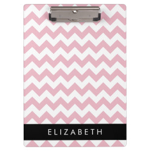 Carpeta De Pinza Zigzag Rosado, Chevron Rosa, Patrón De Ondas, Su N