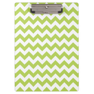 Carpeta De Pinza Zigzag verde, Chevron verde, patrón geométrico