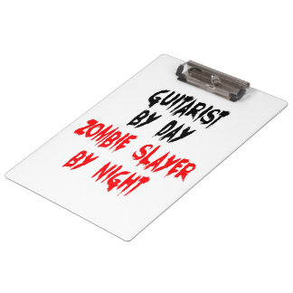 Carpeta De Pinza Zombie Slayer Guitarist