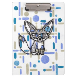 Carpeta De Pinza Zorrito Fennec Cool con Gafas de Sol Cli Geométric