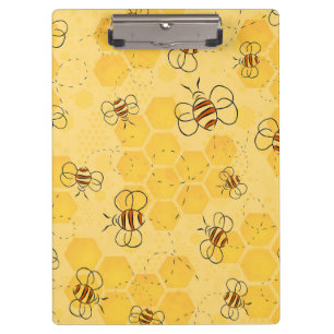 Carpeta De Pinza Zumbido de abeja Abejas miel Lindas 