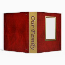 Carpeta del libro de recuerdos de la familia