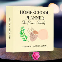 Carpeta personalizada de la escuela doméstica | Re