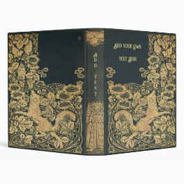 Carpeta vintage personalizada de 3 anillas