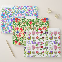 Carpetas de archivos florales del jardín inglés