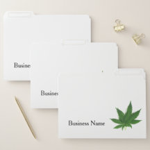 Carpetas personalizadas para negocios de marihuana