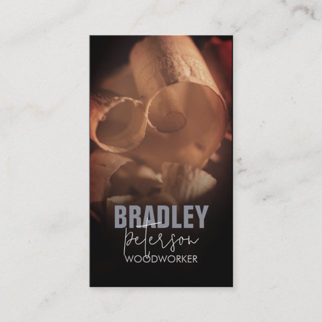 Carpintería Carpintería Tarjeta de presentación de (Anverso)