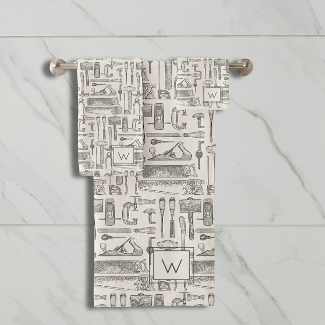 Carpintero de patrón de herramientas manuales mono (Subido por el creador)