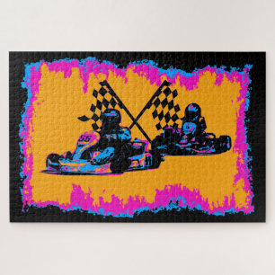 Carrera al fin - Vamos Kart Racers Jigsaw Puzzle