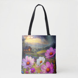 Carrera artística: Bolsa de tela floral