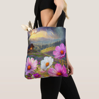 Carrera artística: Bolsa de tela floral
