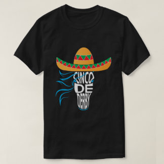 carrera de caballos berby de la camiseta del del