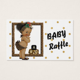 Carrera de oro Polka Dot Diaper Raffle
