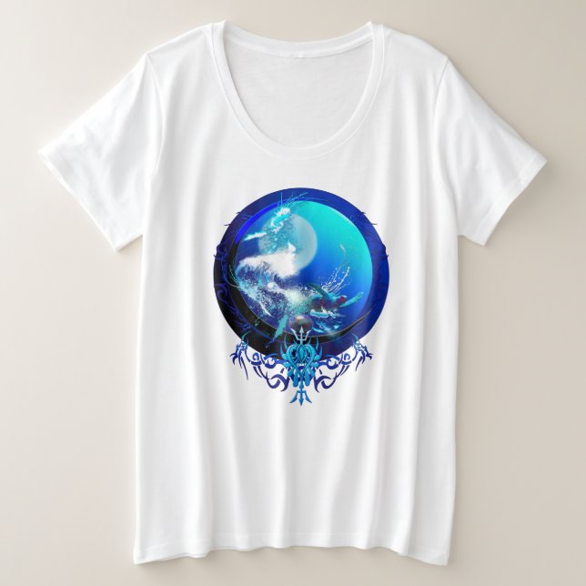 CARRERA DE TORTUGAS MARINAS LUNA AZUL (Anverso del diseño)