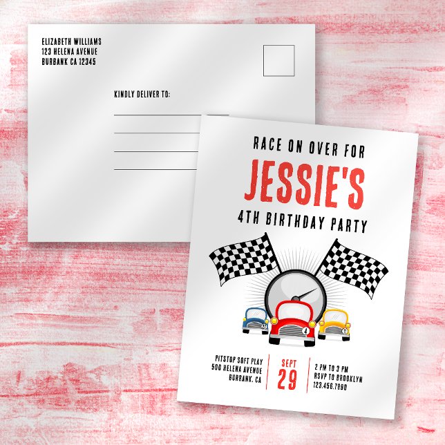 Carrera sobre la invitación a la fiesta de cumplea (Subido por el creador)