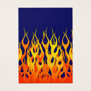 Carreras clásica enciende fuego en azul marino