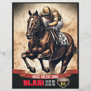 Carreras de caballos Show Flyer v.1