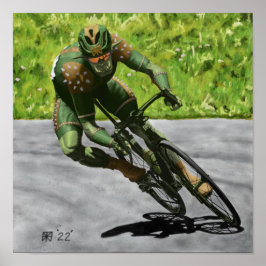 Carreras de ciclismo orc arte de fantasía