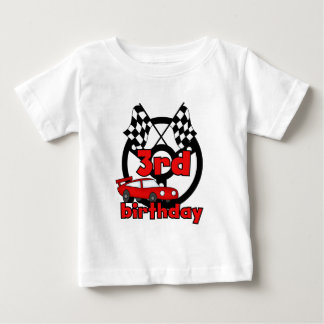 Carreras de coche 3 camisetas de cumpleaños y rega