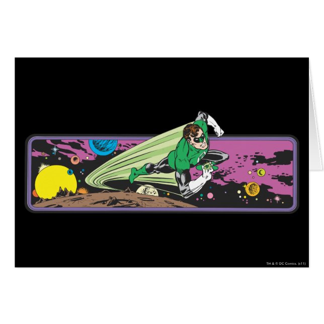 Carreras de Linterna Verde a través del espacio (Anverso (Horizontal))