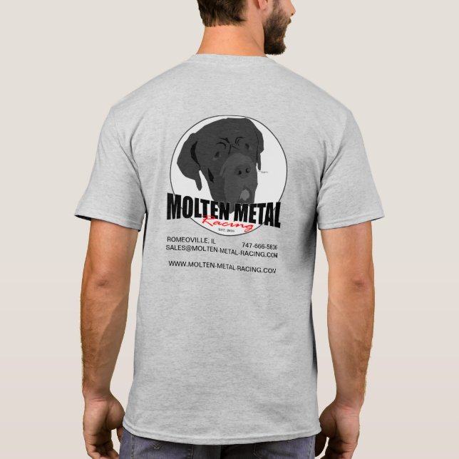 Carreras Metalizado de fundición - Camiseta ligera (Reverso)