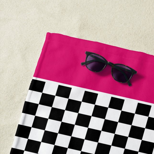 Carreras Tema Toalla de playa personalizada (In situ)